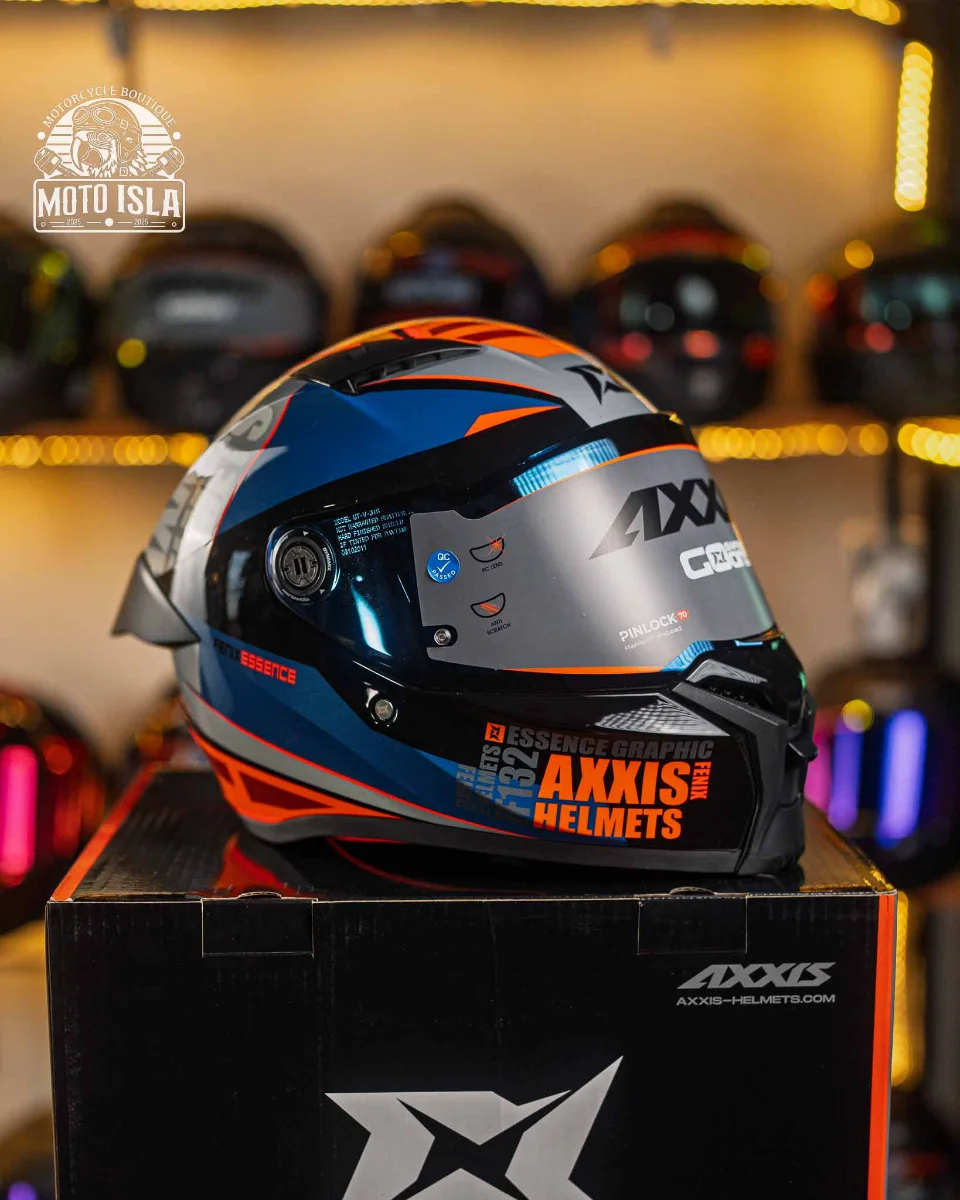 CASCO AXXIS INTEGRAL FENIX ESSENCE B4 BRILLO XXL
