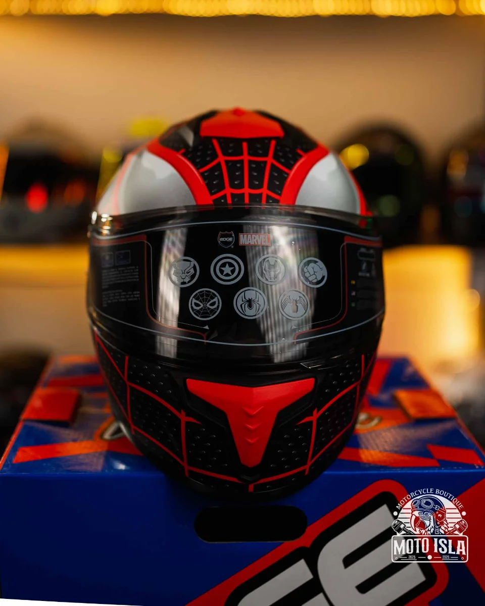 CASCO EDGE INTEGRAL / MARVEL FRANKIE MILES MORALES MATE XL
