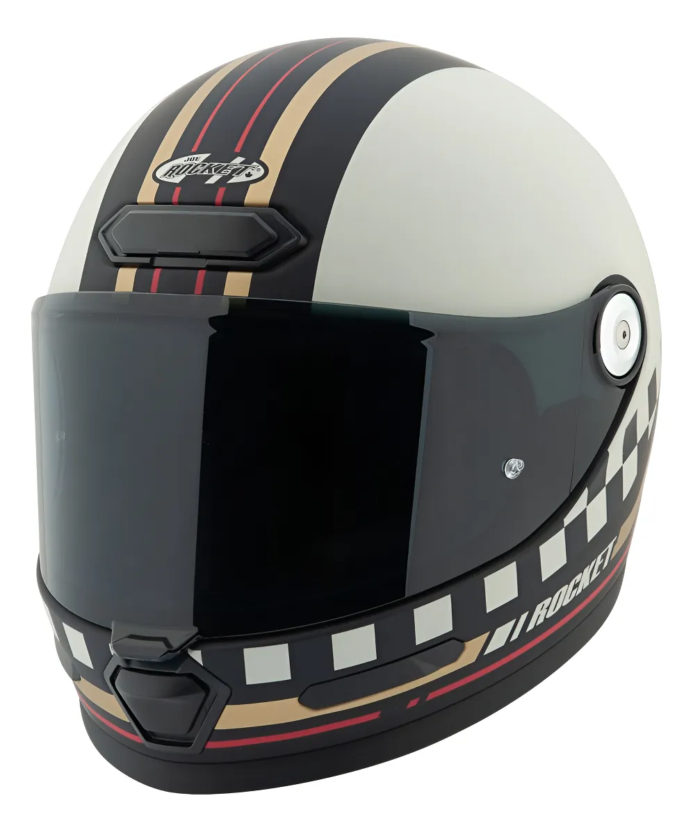 CASCO INTEGRAL JOE ROCKET RKT 180 CLASSIC™ 92 BLANCO + Pinlock XXL