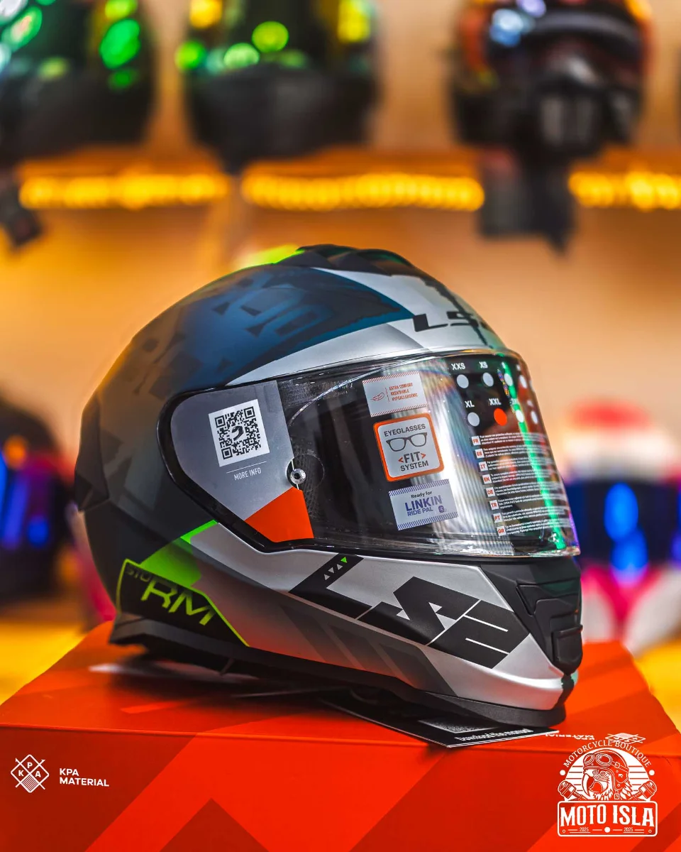 CASCO CERRADO LS2 STORM II SPRINTER XXL NGO/PL/COBALTO FF800