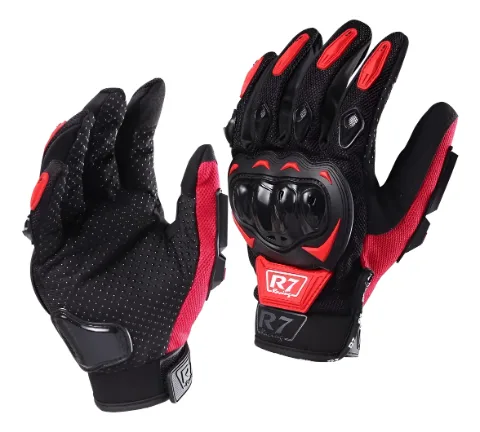 GUANTES VEL R7 RACING R7-2 TOUCH XL ROJO