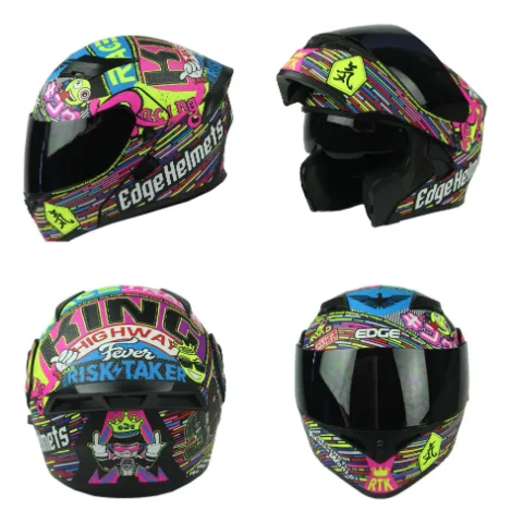 CASCO ABATIBLE EDGE BOSS 360 MATTE XL