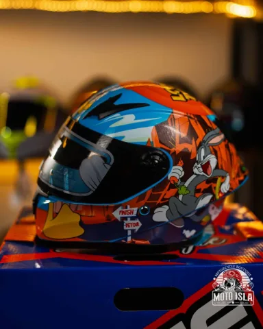 [DC-LT1.14.1.L] CASCO EDGE/WB INTEGRAL NIÑO LOONEY TUNES BRILLANTE L