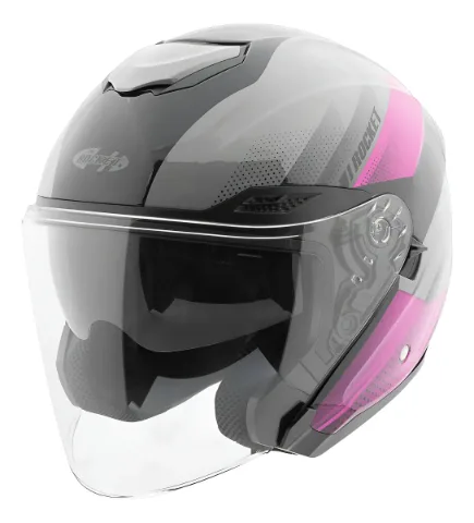 CASCO JOE ROCKET ABIERTO RKT 70 VELOCITY™ GRIS ROSA L