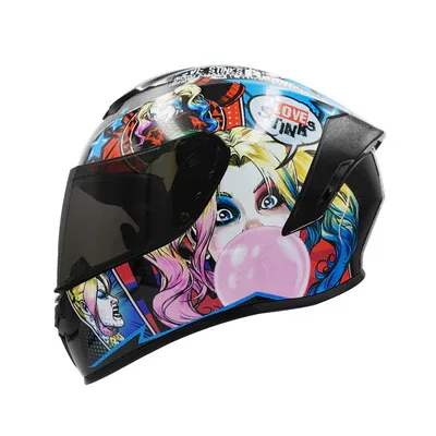 CASCO EDGE INTEGRAL / DC FRANKIE HARLEY QUINN BRILLANTE CHICLE L