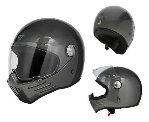 CASCO CERRADO R7 RACING CLANCY DOT XXL GRIS