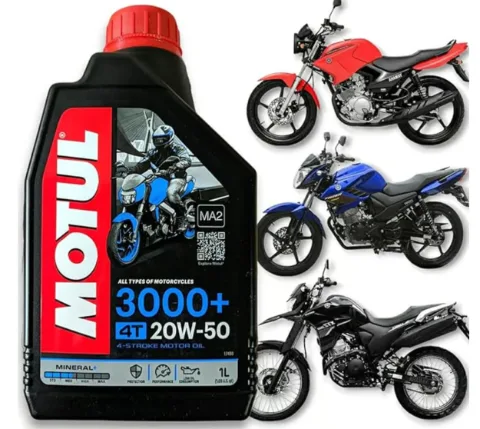 ACEITE PARA MOTOR A GASOLINA 4 TIEMPOS MOTUL 3000 20W50 1L MINERAL