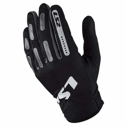 GUANTES VEL LS2 BEND L NGO/GRS TEXTIL