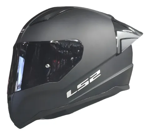 CASCO CERRADO LS2 RAPID II SOLID XL NGO/MATE FF353