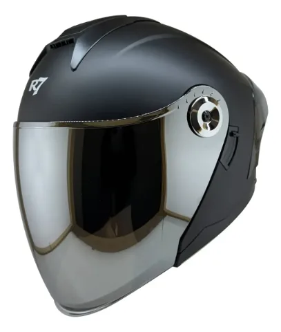 CASCO ABIERTO R7 RACING SENTINEL ABS/DOT XL NEGRO MATE