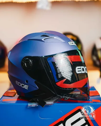 [EG-34.71.01-M] CASCO JAGUAR SEMI INTEGRAL DOBLE VISOR SOLIDO LILA MATE M