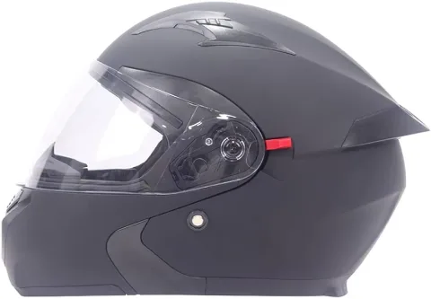 [EG-90.7.4.DM] CASCO EDGE ABATIBLE BOSTON NEGRO DOT/ECE C/LUZ LED XL