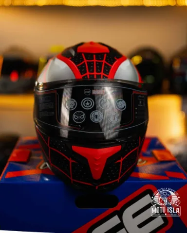 CASCO EDGE INTEGRAL / MARVEL FRANKIE MILES MORALES MATE XL